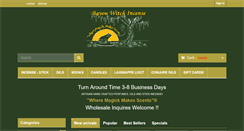 Desktop Screenshot of bayouwitchincense.com